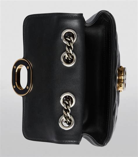 gucci deco small|Gucci Deco small shoulder bag in black leather .